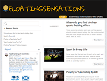 Tablet Screenshot of floatingsensations.co.uk